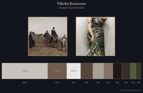 Nikolai Kuznetsov Palette 3 - Veiled Parchment