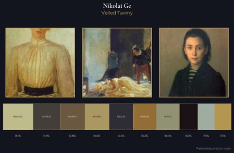 Nikolai Ge Palette 5 - Veiled Tawny