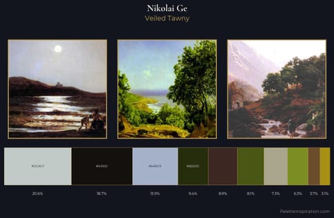 Nikolai Ge Palette 7 - Veiled Tawny
