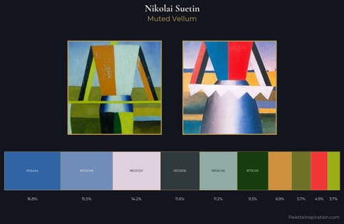 Nikolai Suetin Palette 4 - Muted Vellum