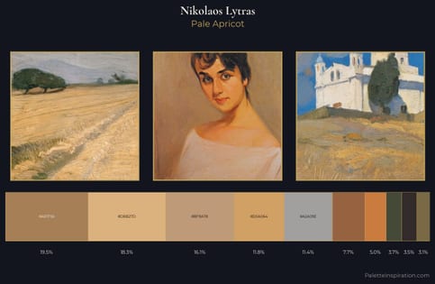 Nikolaos Lytras Palette 6 - Pale Apricot