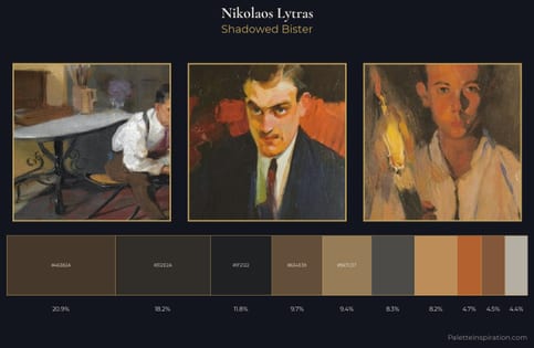 Nikolaos Lytras Palette 8 - Shadowed Bister
