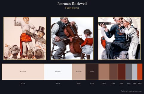 Norman Rockwell Palette 4 - Pale Ecru