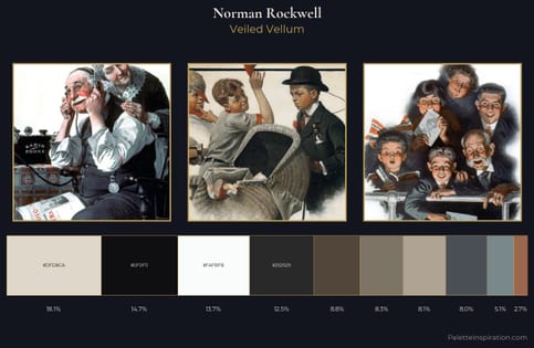 Norman Rockwell Palette 6 - Veiled Vellum