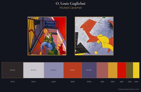 O. Louis Guglielmi Palette 5 - Muted Caramel