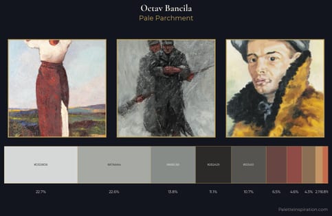 Octav Bancila Palette 1 - Pale Parchment