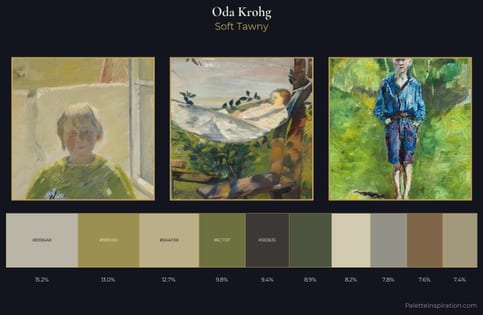 Oda Krohg Palette 2 - Soft Tawny