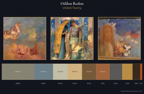Odilon Redon Palette 6 - Veiled Tawny