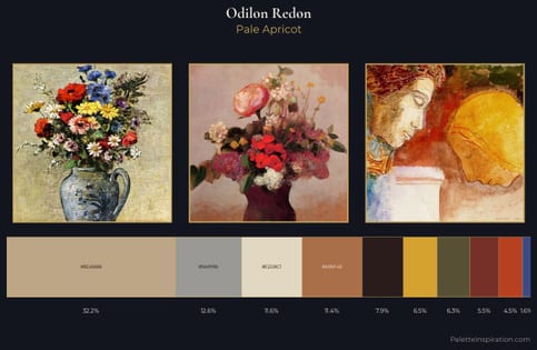 Odilon Redon Palette 7 - Pale Apricot