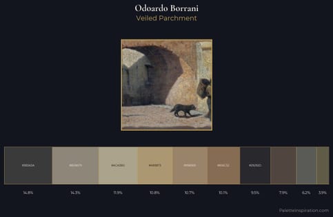 Odoardo Borrani Palette 4 - Veiled Parchment