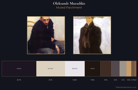 Oleksandr Murashko Palette 5 - Muted Parchment