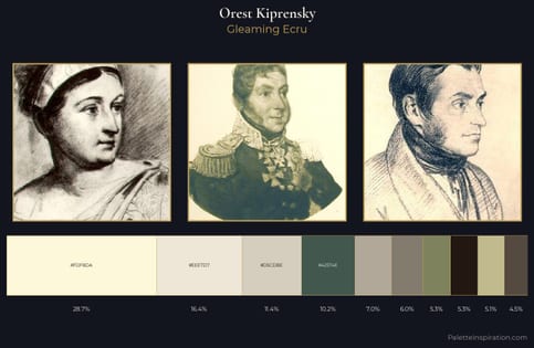 Orest Kiprensky Palette 2 - Gleaming Ecru