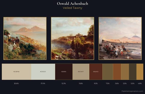 Oswald Achenbach Palette 8 - Veiled Tawny