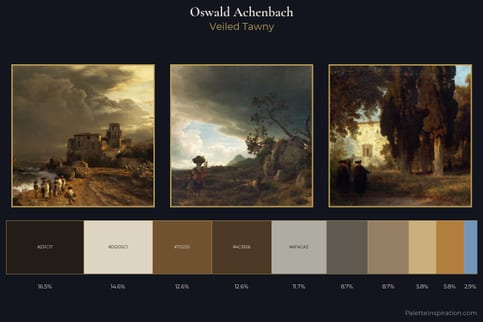 Oswald Achenbach Master Palette