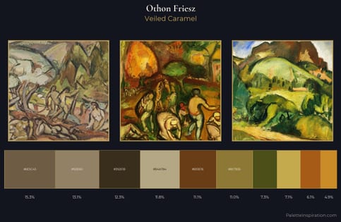 Othon Friesz Palette 5 - Veiled Caramel