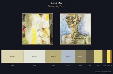 Otto Dix Palette 1 - Gleaming Ecru