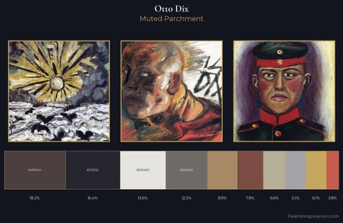 Otto Dix Palette 3 - Muted Parchment