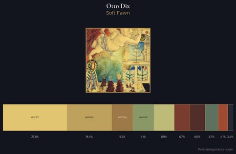 Otto Dix Palette 4 - Soft Fawn