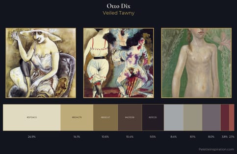 Otto Dix Palette 5 - Veiled Tawny