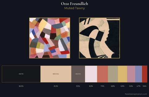 Otto Freundlich Palette 1 - Muted Tawny