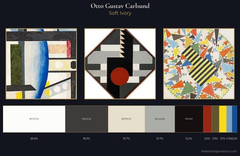 Otto Gustav Carlsund Palette 4 - Soft Ivory