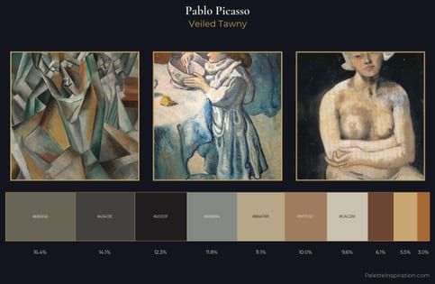 Pablo Picasso Palette 10 - Veiled Tawny