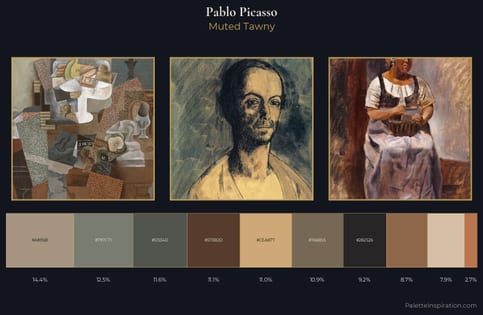 Pablo Picasso Palette 12 - Muted Tawny