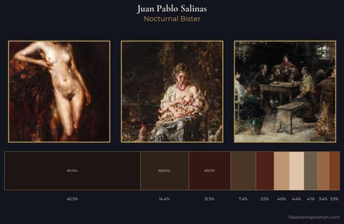 Juan Pablo Salinas Palette 5 - Nocturnal Bister