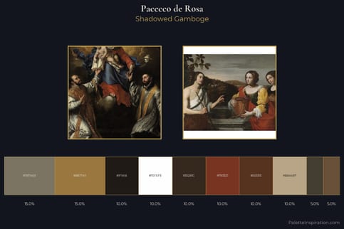 Pacecco de Rosa Master Palette - Shadowed Gamboge