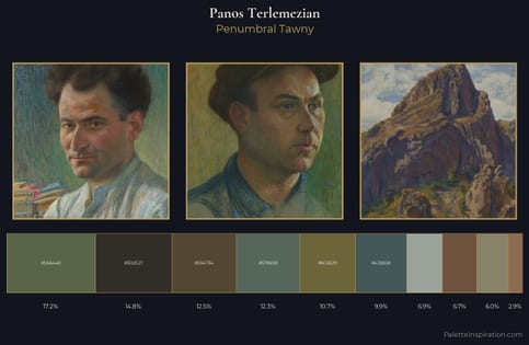Panos Terlemezian Palette 2 - Penumbral Tawny