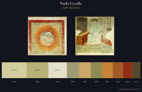 Paolo Uccello Palette 1 - Soft Apricot