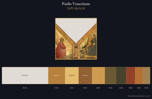 Paolo Veneziano Palette 1 - Soft Apricot