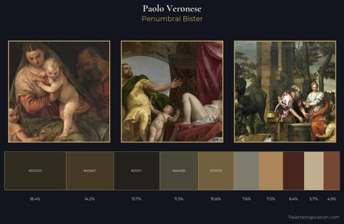 Paolo Veronese Palette 13 - Penumbral Bister