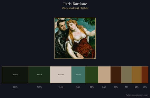 Paris Bordone Palette 3 - Penumbral Bister