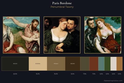 Paris Bordone Master Palette