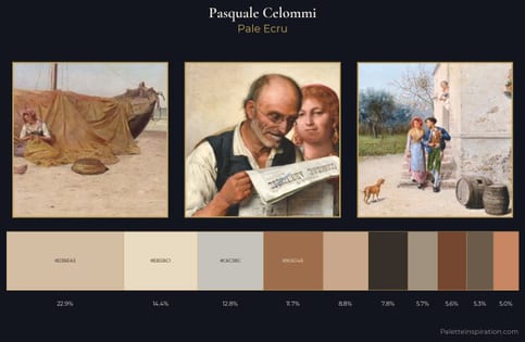 Pasquale Celommi Palette 2 - Pale Ecru