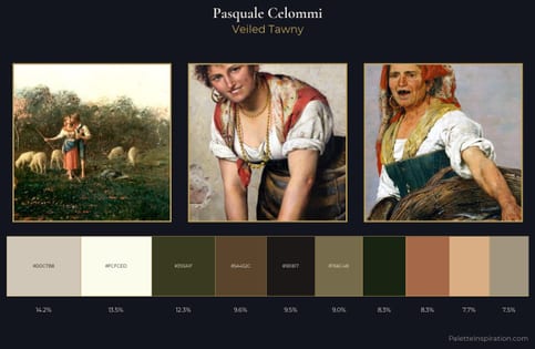 Pasquale Celommi Palette 7 - Veiled Tawny