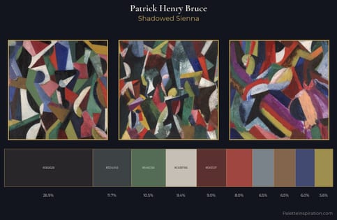 Patrick Henry Bruce Palette 4 - Shadowed Sienna