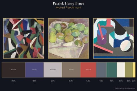Patrick Henry Bruce Master Palette - Muted Parchment