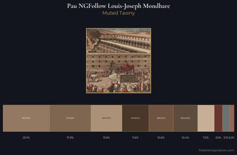 Pau NGFollow Louis-Joseph Mondhare Palette 2 - Muted Tawny