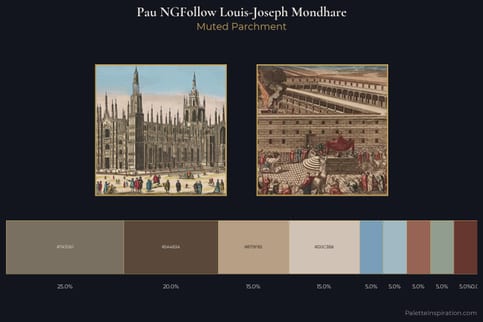 Pau NGFollow Louis-Joseph Mondhare Master Palette - Muted Parchment