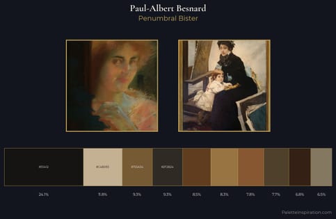 Paul-Albert Besnard Palette 5 - Penumbral Bister