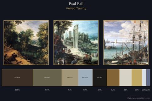 Paul Bril Master Palette - Veiled Tawny