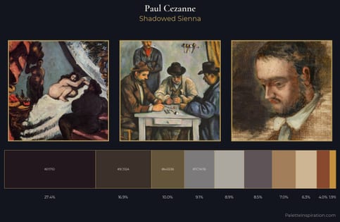 Paul Cezanne Palette 13 - Shadowed Sienna