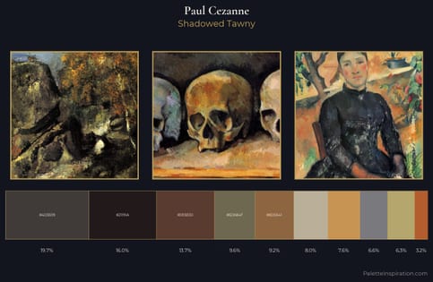 Paul Cezanne Palette 14 - Shadowed Tawny