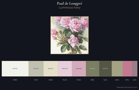 Paul de Longpré Palette 1