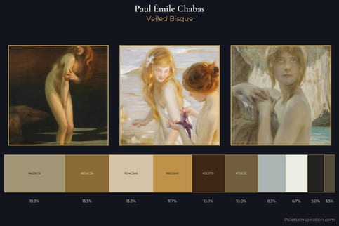 Paul Émile Chabas Master Palette - Veiled Bisque