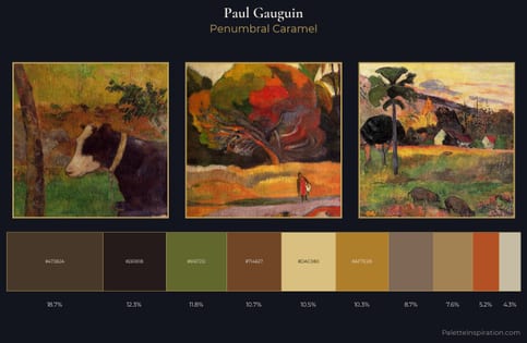 Paul Gauguin Palette 13 - Penumbral Caramel