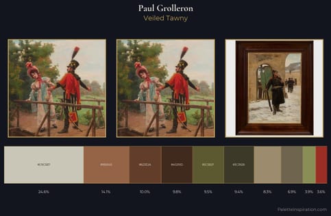 Paul Grolleron Palette 4 - Veiled Tawny