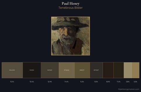 Paul Henry Palette 4 - Tenebrous Bister